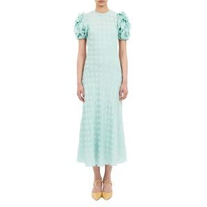 Ulla Johnson Elvia Ruffle Sleeve Chiffon Midi Dress $1100 New without tag